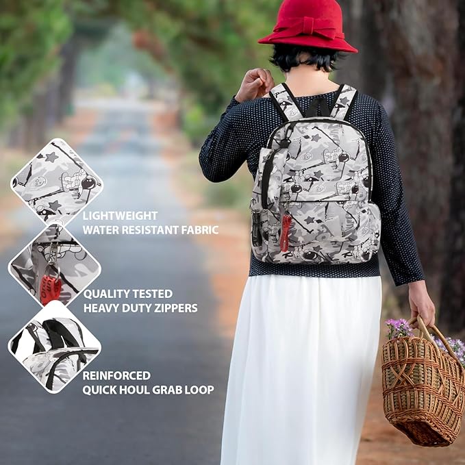 School Bag for Girls, 19 inch Backpack for Women, Water Resistant Stylish and Trendy College Backpacks for Girls