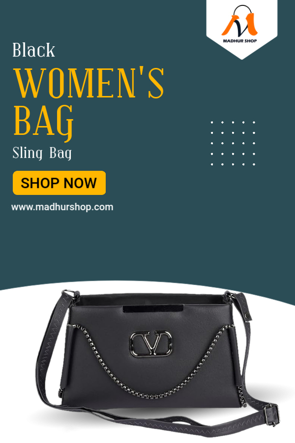 Aqua Modern Minimal Elegant Womens Bag Pos - Made with PosterMyWall