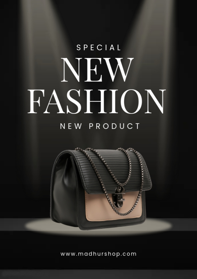 Aqua Modern Minimal Elegant Womens Bag Pos - Made with PosterMyWall 2