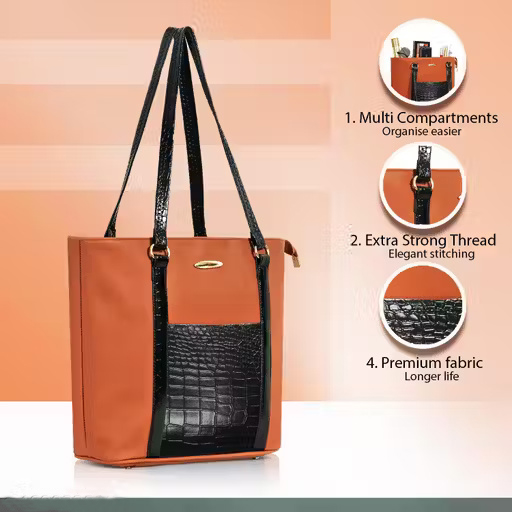 ME Women's Croco-Procket Hand- held bag - Image 3