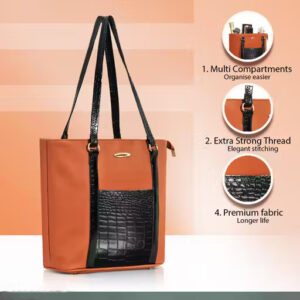 ME Women's Croco-Procket Hand- held bag